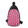 Crazy Mushroom Pattern Print Sling Bag