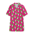 Crazy Mushroom Pattern Print Cotton Hawaiian Shirt