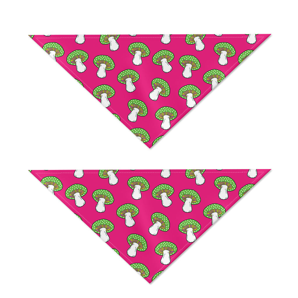 Crazy Mushroom Pattern Print Dog Bandana