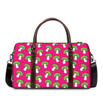 Crazy Mushroom Pattern Print Duffle Bag
