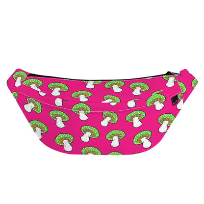 Crazy Mushroom Pattern Print Fanny Pack