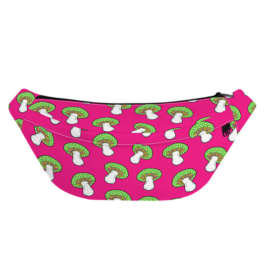 Crazy Mushroom Pattern Print Fanny Pack