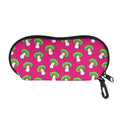Crazy Mushroom Pattern Print Glasses Case