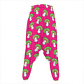 Crazy Mushroom Pattern Print Hammer Pants