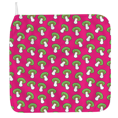 Crazy Mushroom Pattern Print Hand Towel