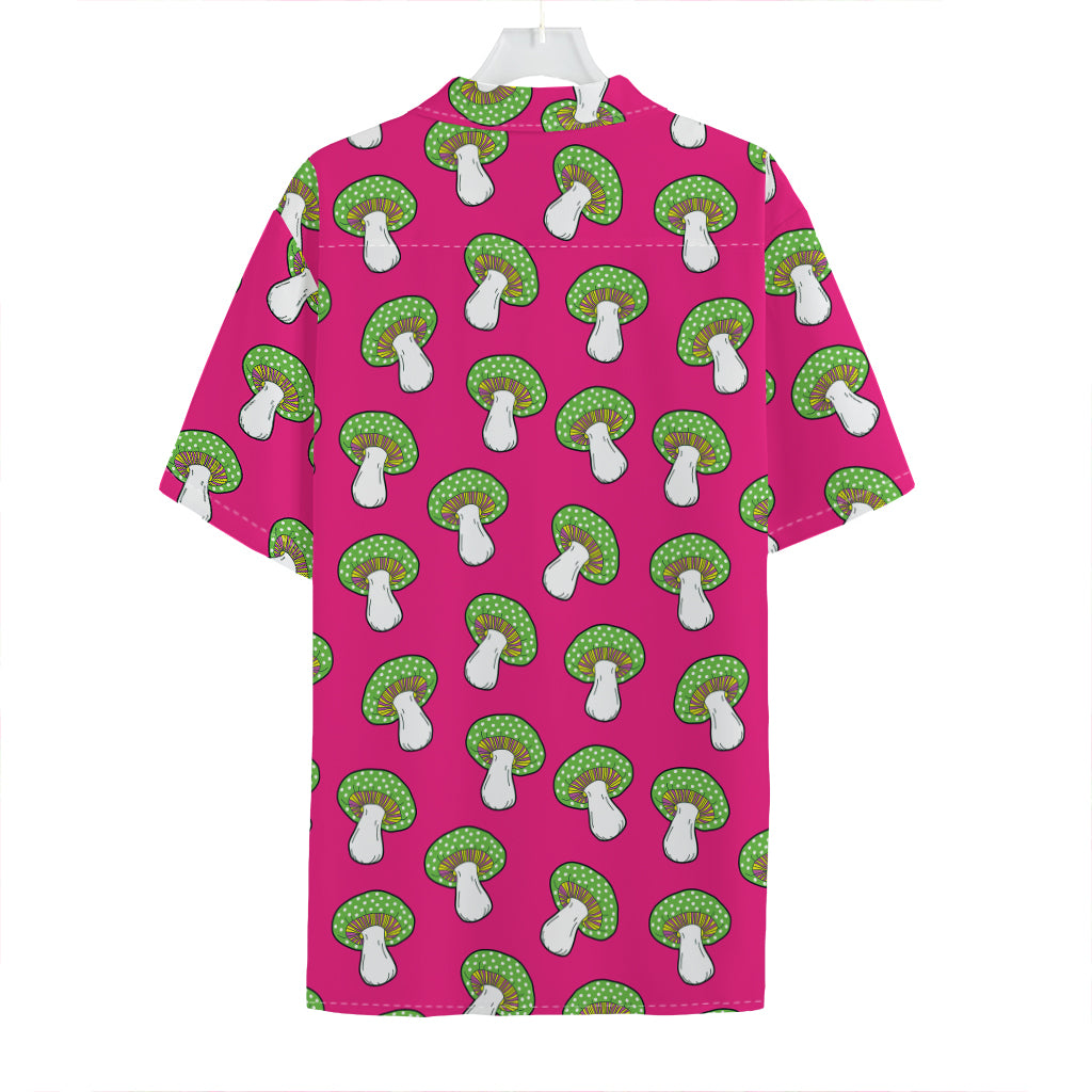 Crazy Mushroom Pattern Print Hawaiian Shirt