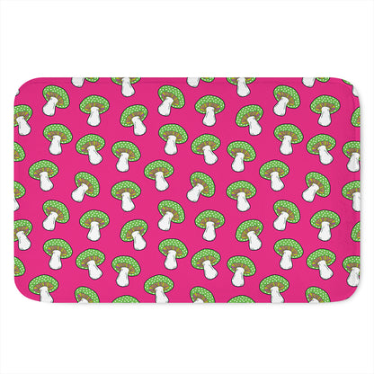 Crazy Mushroom Pattern Print Indoor Door Mat