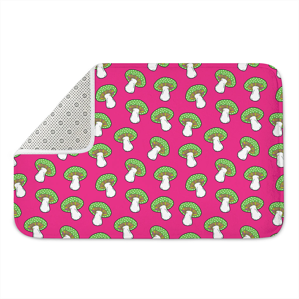 Crazy Mushroom Pattern Print Indoor Door Mat