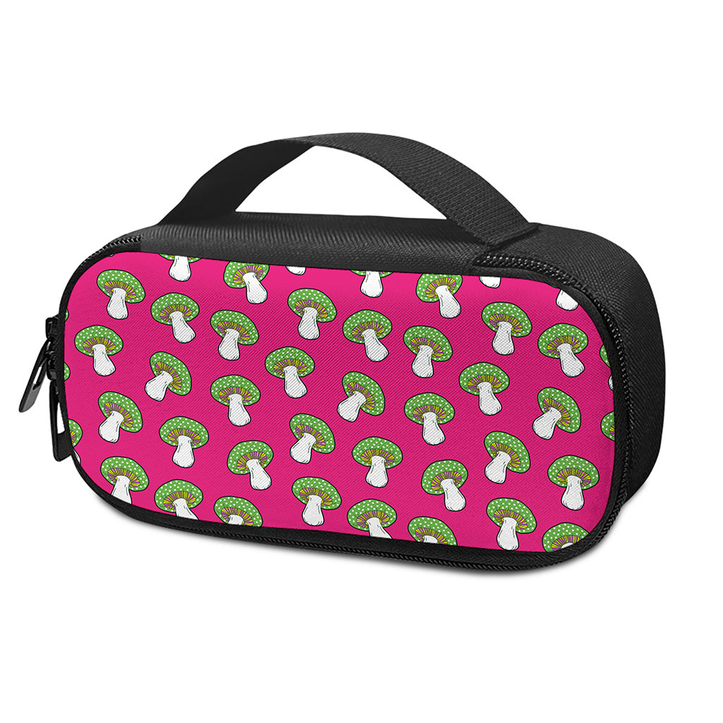 Crazy Mushroom Pattern Print Insulin Cooler Travel Case