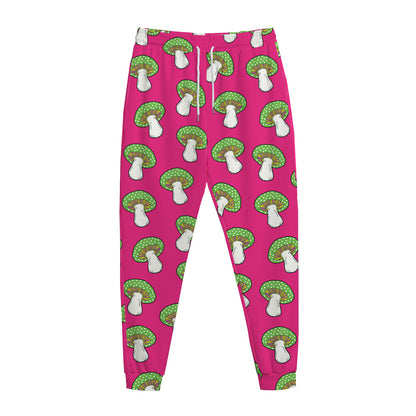 Crazy Mushroom Pattern Print Jogger Pants