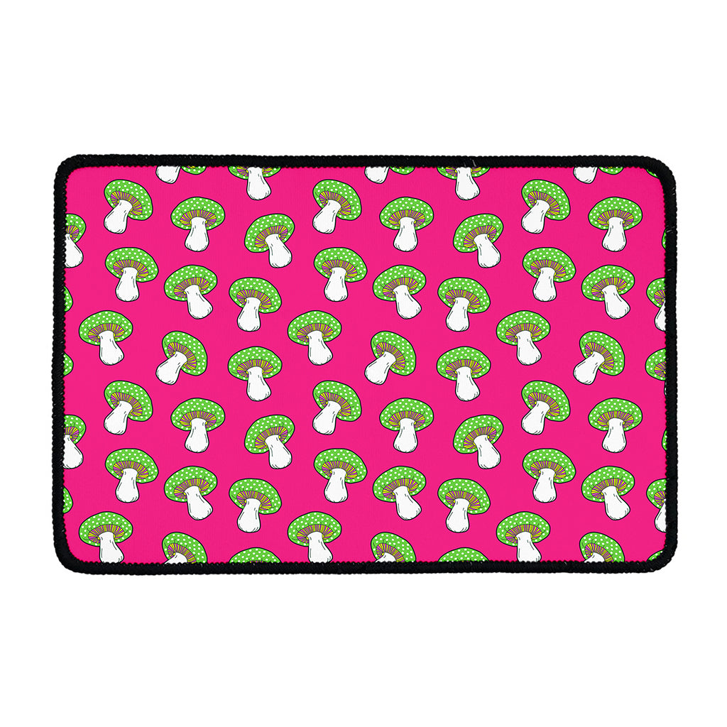 Crazy Mushroom Pattern Print Kitchen Mat