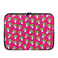 Crazy Mushroom Pattern Print Laptop Sleeve