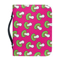 Crazy Mushroom Pattern Print Leather Bible Cover