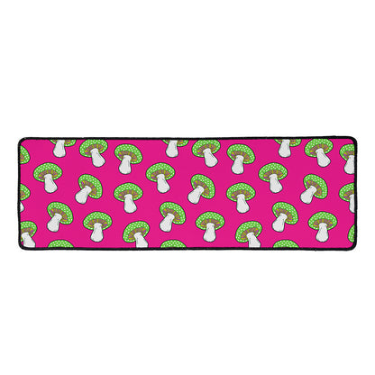 Crazy Mushroom Pattern Print Long Kitchen Mat