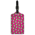 Crazy Mushroom Pattern Print Luggage Tag