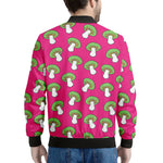 Crazy Mushroom Pattern Print Men's Bomber Jacket