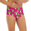 Crazy Mushroom Pattern Print Men's Briefs