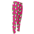 Crazy Mushroom Pattern Print Men's Compression Pants