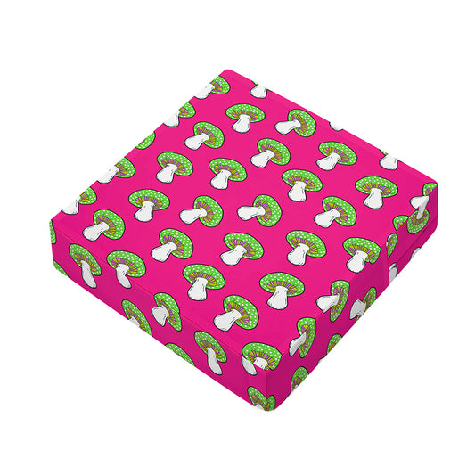 Crazy Mushroom Pattern Print Outdoor Seat Cushion Cover