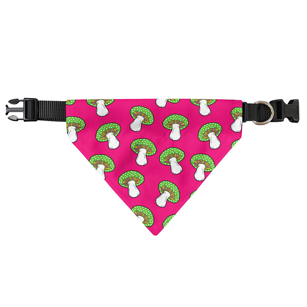 Crazy Mushroom Pattern Print Over The Collar Dog Bandana