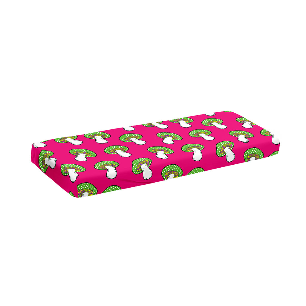 Crazy Mushroom Pattern Print Piano Keyboard Cover