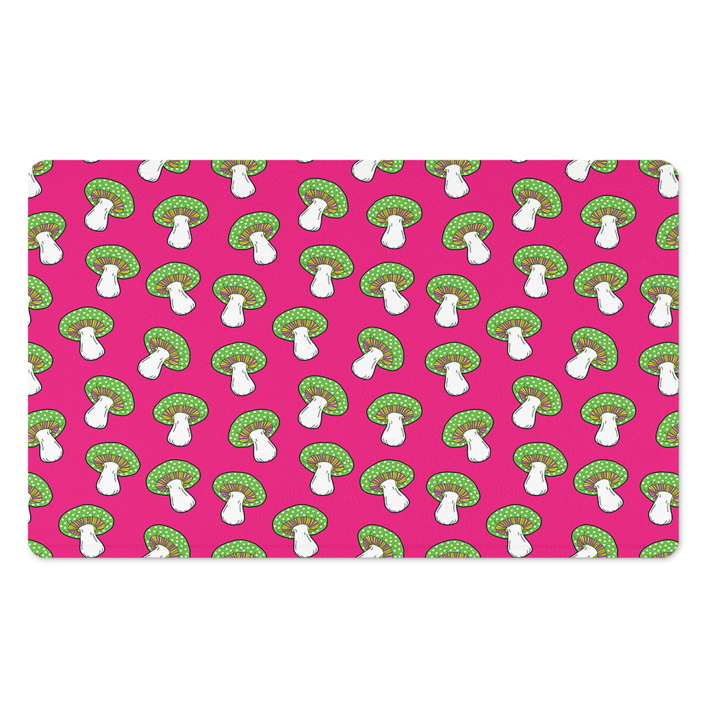 Crazy Mushroom Pattern Print Polyester Doormat