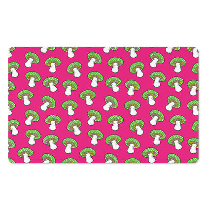Crazy Mushroom Pattern Print Polyester Doormat