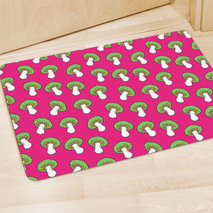 Crazy Mushroom Pattern Print Polyester Doormat