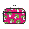 Crazy Mushroom Pattern Print Portable Lunch Bag