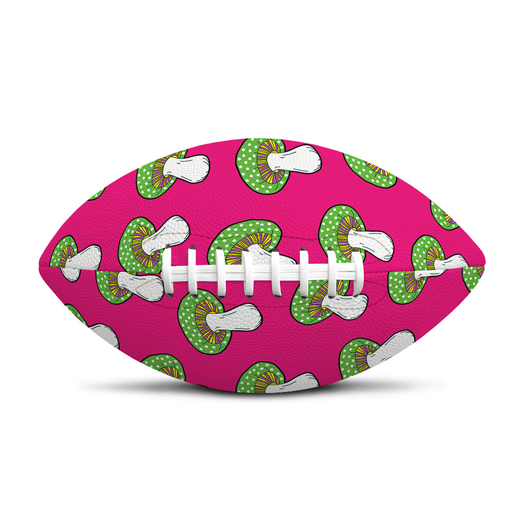 Crazy Mushroom Pattern Print Rugby Ball