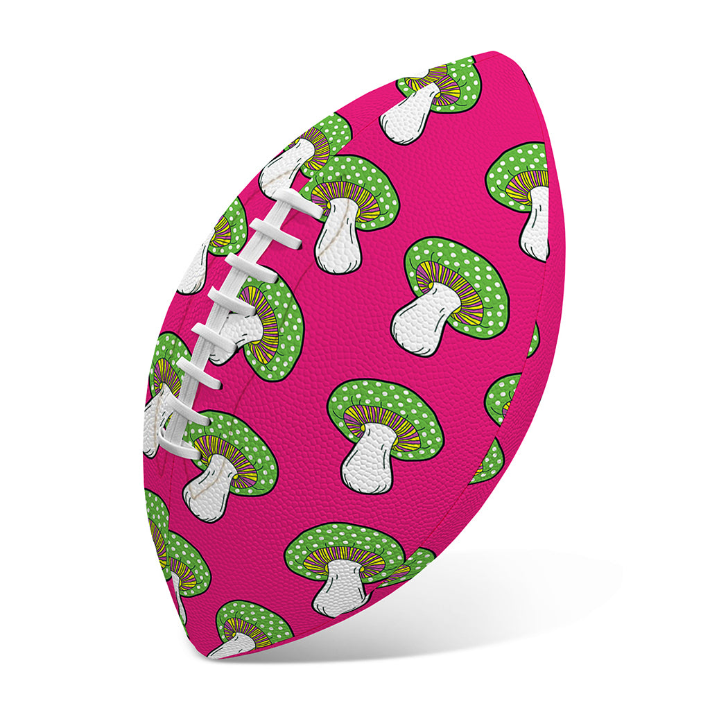 Crazy Mushroom Pattern Print Rugby Ball