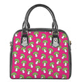 Crazy Mushroom Pattern Print Shoulder Handbag