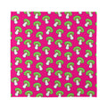 Crazy Mushroom Pattern Print Silk Bandana