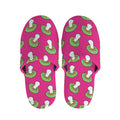Crazy Mushroom Pattern Print Slippers