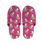 Crazy Mushroom Pattern Print Slippers