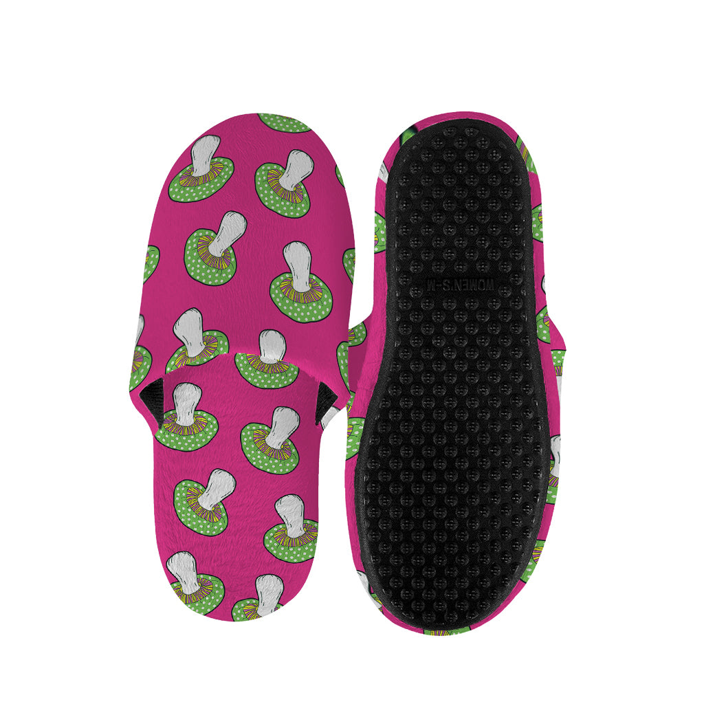 Crazy Mushroom Pattern Print Slippers