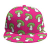 Crazy Mushroom Pattern Print Snapback Cap