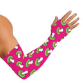 Crazy Mushroom Pattern Print Sun Protection Arm Sleeves