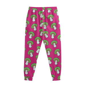 Crazy Mushroom Pattern Print Sweatpants