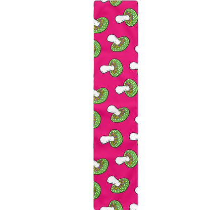Crazy Mushroom Pattern Print Table Runner