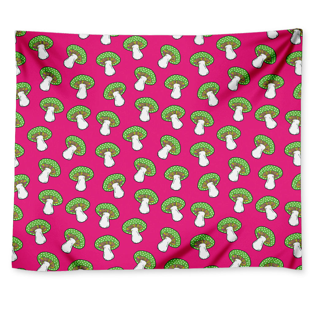 Crazy Mushroom Pattern Print Tapestry