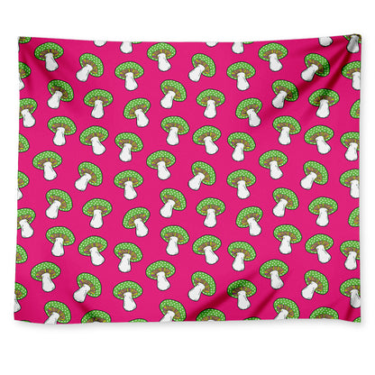 Crazy Mushroom Pattern Print Tapestry