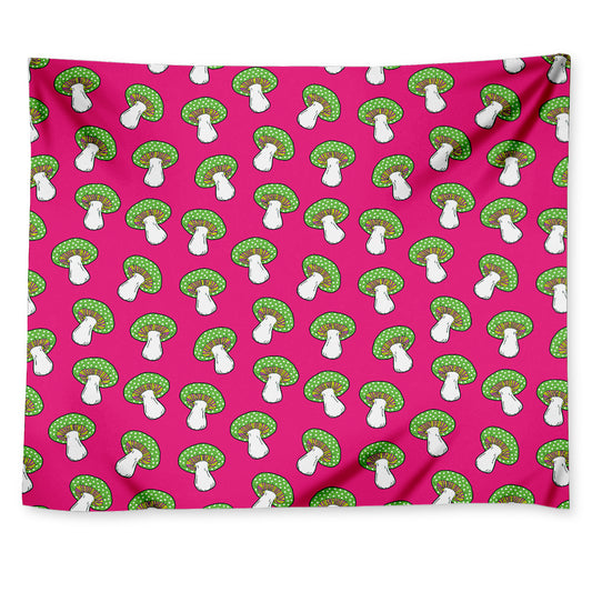 Crazy Mushroom Pattern Print Tapestry