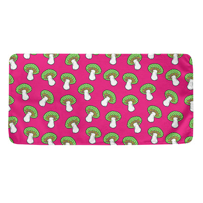 Crazy Mushroom Pattern Print Towel