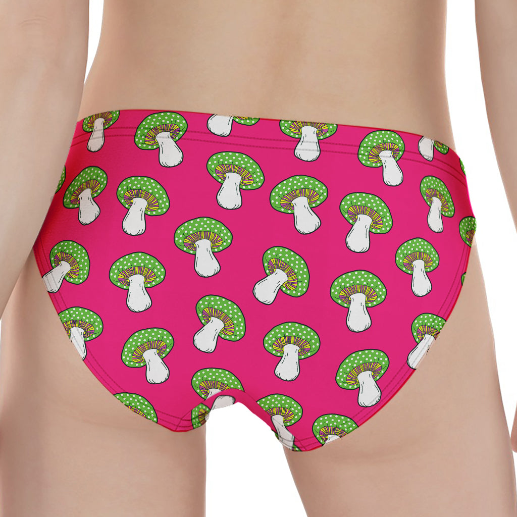 Crazy Mushroom Pattern Print Women's Panties
