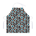 Creepy Eyeball Pattern Print Adjustable Apron