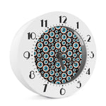 Creepy Eyeball Pattern Print Alarm Clock