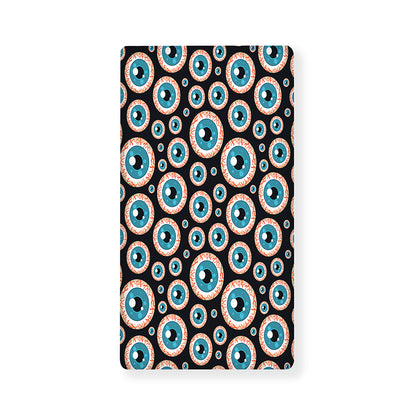 Creepy Eyeball Pattern Print Baby Crib Sheet
