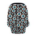 Creepy Eyeball Pattern Print Baby Seat Cover