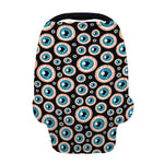 Creepy Eyeball Pattern Print Baby Seat Cover